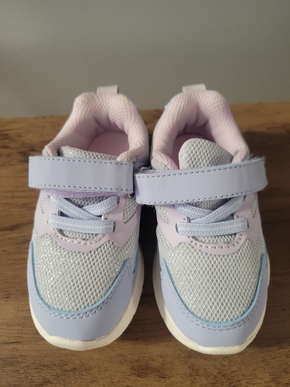 Stride Rite Kids Lavender and Light Blue Velcro Sneakers